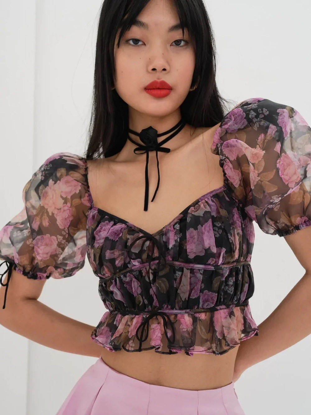 For Love & Lemons Sunshine Crop Top